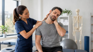 Physiotherapie bei Nackenschmerzen in Mettmann