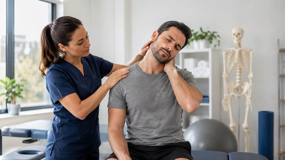 Physiotherapie bei Nackenschmerzen in Mettmann