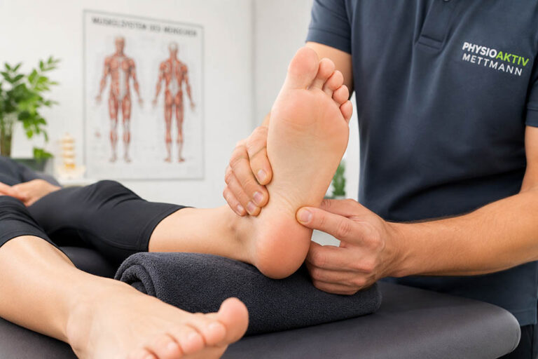 Physiotherapie bei Fersenschmerzen in Mettmann