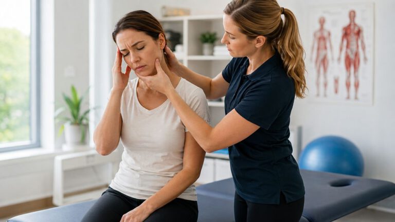 Physiotherapie bei Kopfschmerzen und Nackenverspannungen in Mettmann